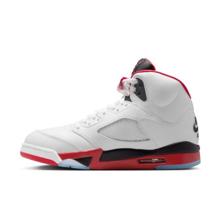 Air Jordan 5 Retro 'Raging Bull' - Pack Rouge Vif en Suède et Cuir