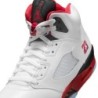 Air Jordan 5 Retro 'Raging Bull' - Pack Rouge Vif en Suède et Cuir